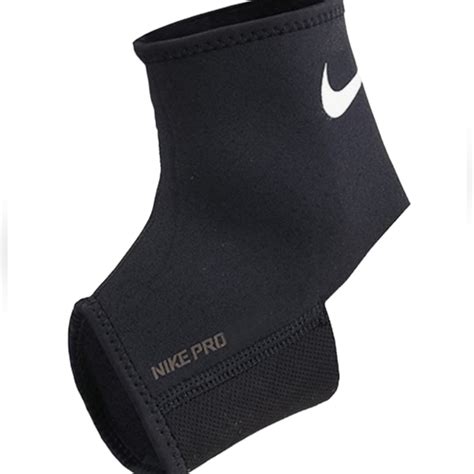 Nike Pro Combat Ankle Wrap 2.0,Large(Black/White) 